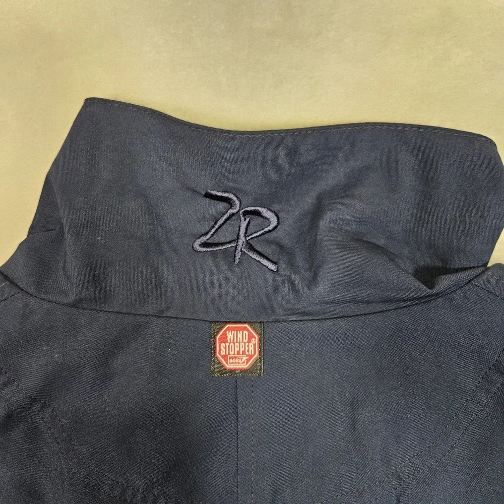 Zero Restriction Windstopper Windbreaker Blue Pullover Sz Med‎ Golf Short Sleeve